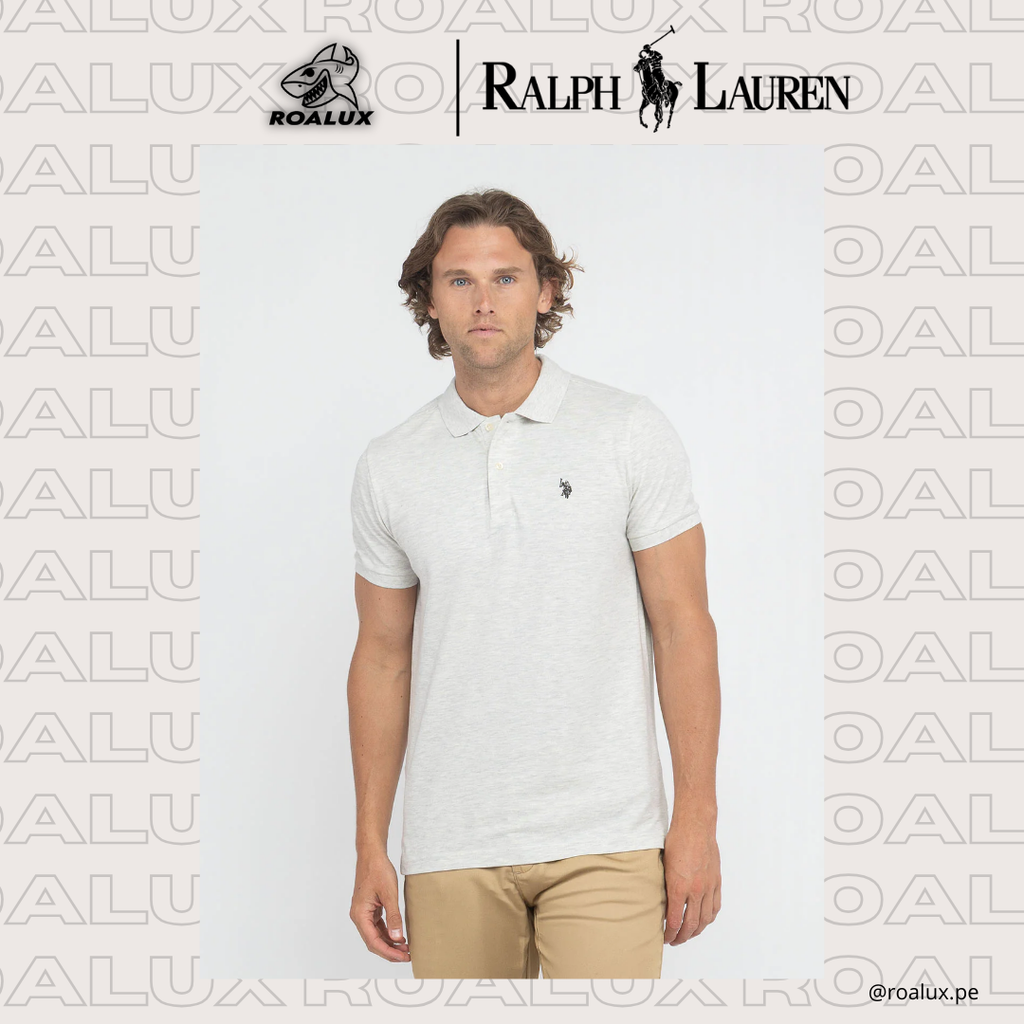 Polo de Piqué Liso Corte Ajustado - Ralph Lauren