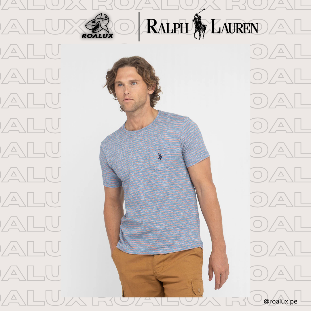Camiseta de Jersey Slub con Rayas Finas - Ralph Lauren