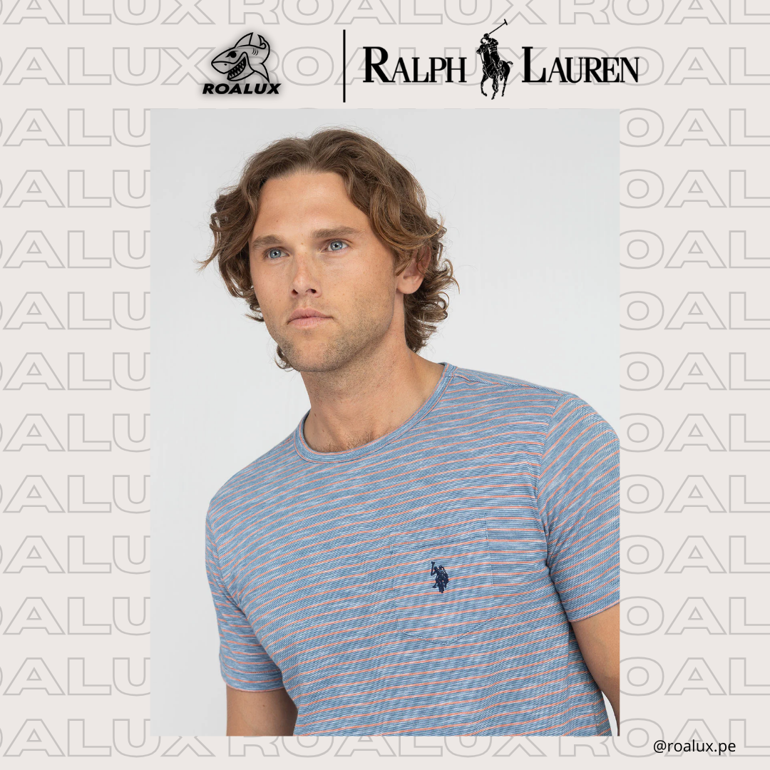 Camiseta de Jersey Slub con Rayas Finas - Ralph Lauren