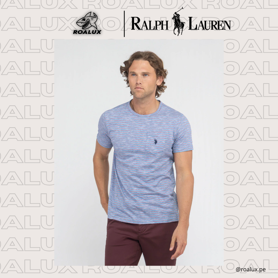 Camiseta de Jersey Slub con Rayas Finas - Ralph Lauren