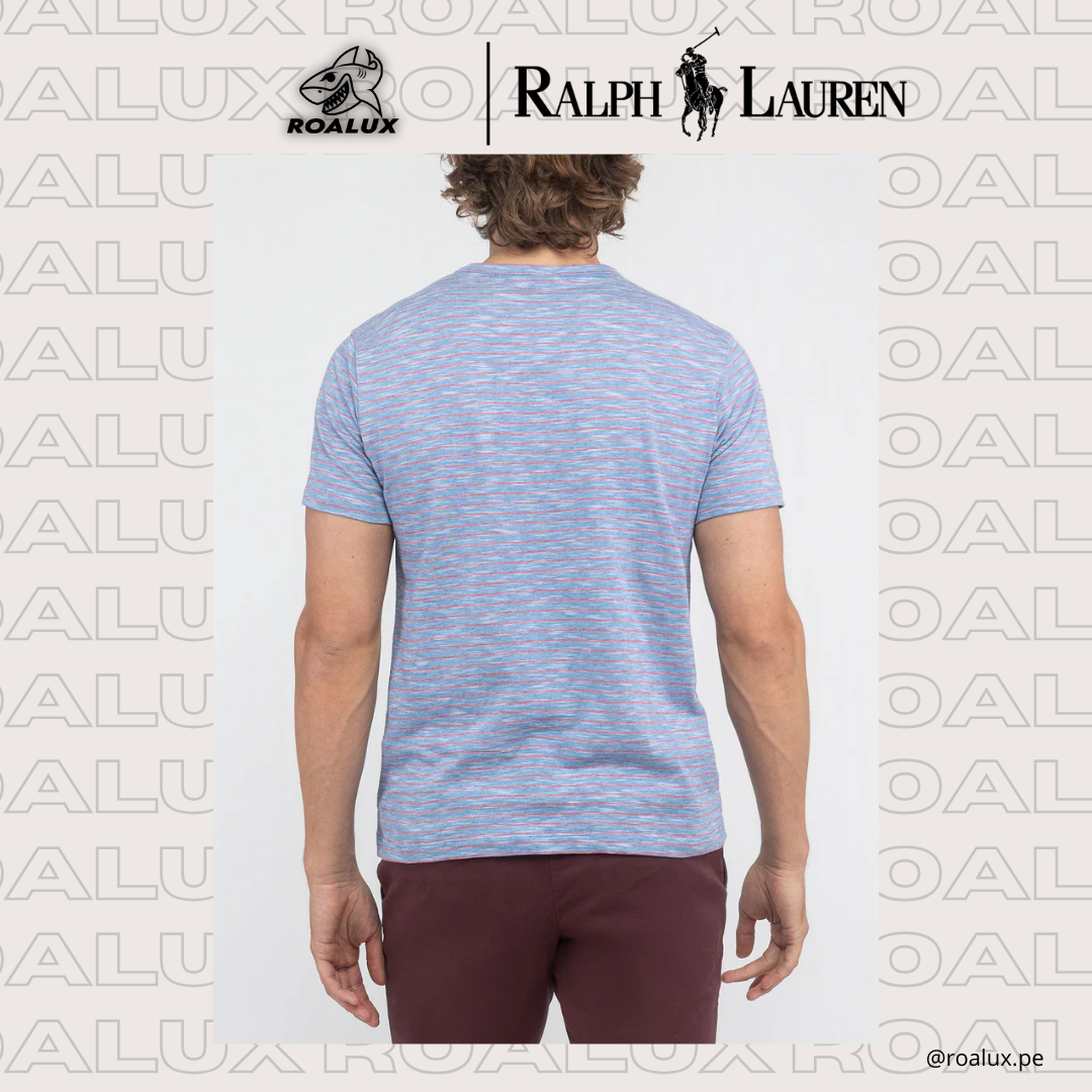 Camiseta de Jersey Slub con Rayas Finas - Ralph Lauren