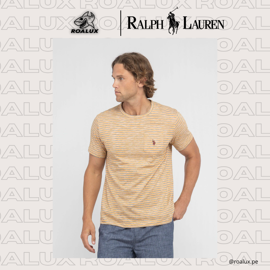 Camiseta de Jersey Slub con Rayas Finas - Ralph Lauren