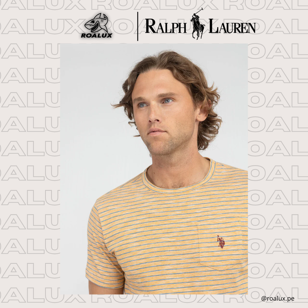 Camiseta de Jersey Slub con Rayas Finas - Ralph Lauren