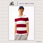 Slim Fit Rugby-Stripe Polo para Hombre