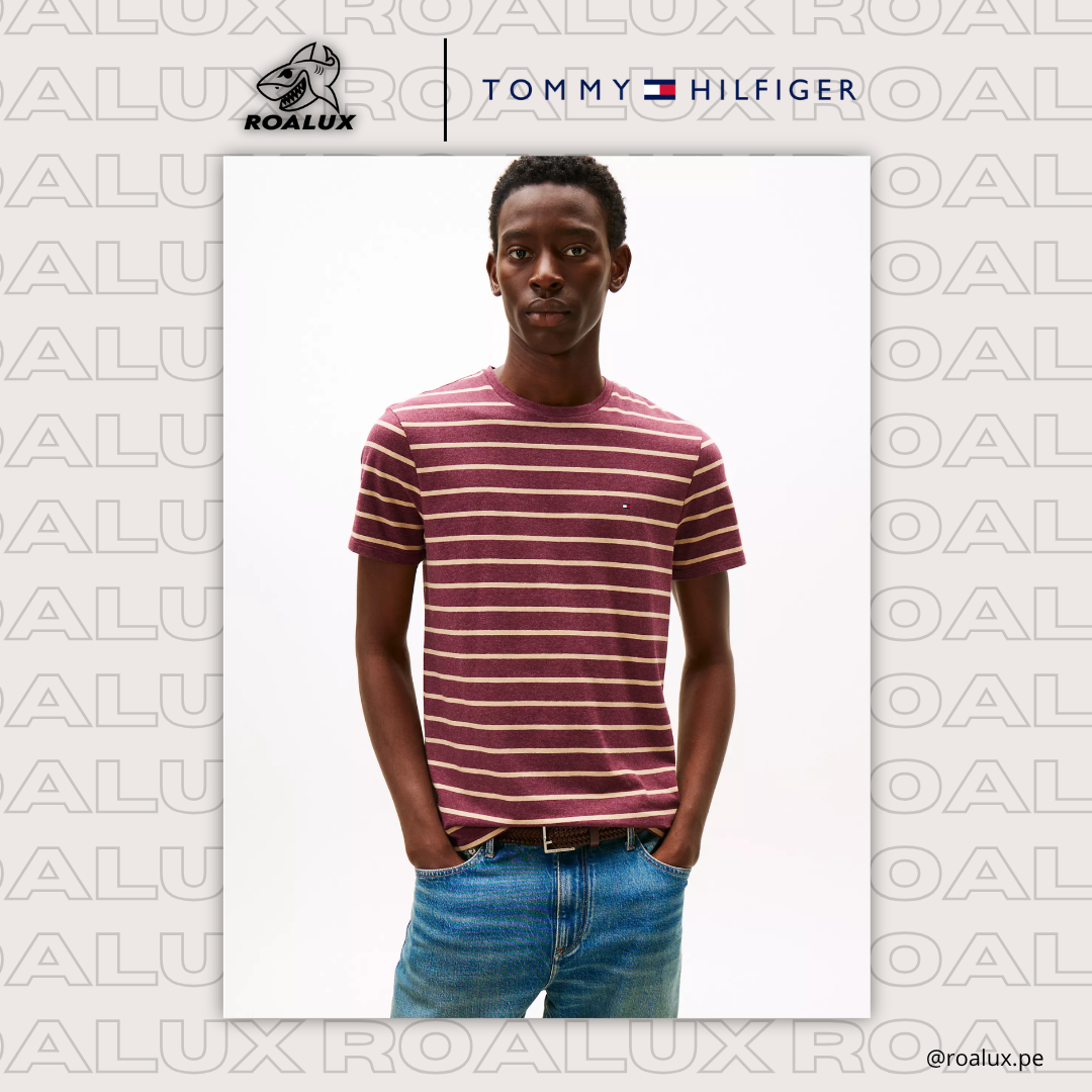 Extra Slim Stripe Stretch-Cotton T-Shirt para Hombre