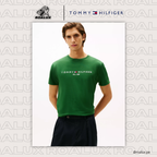 Embroidered Tommy Logo T-Shirt para Hombre