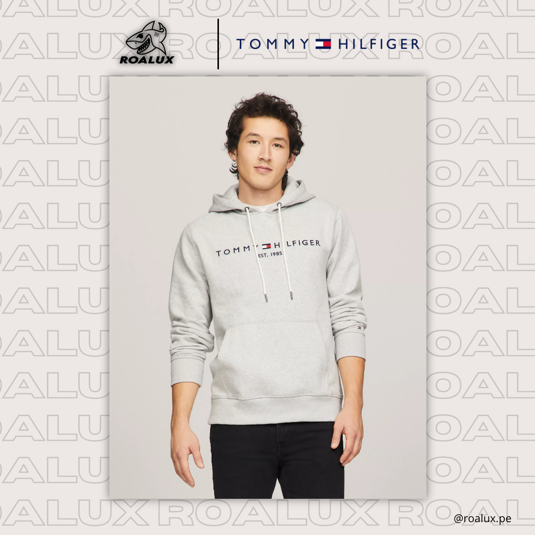 Embroidered Tommy Logo Polera para Hombre