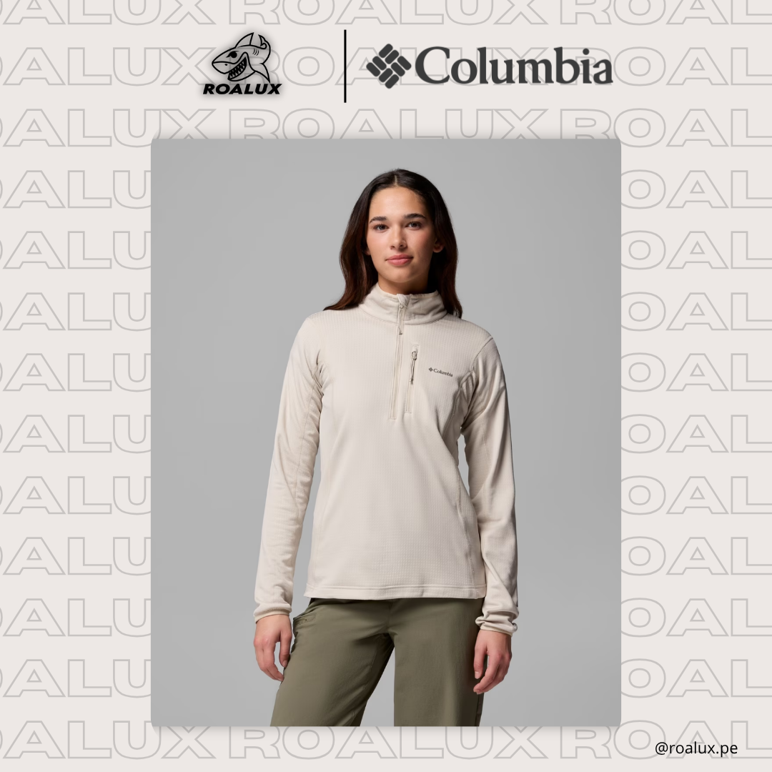 Chaqueta Essential Hike™ Grid Fleece Half Zip para Mujer