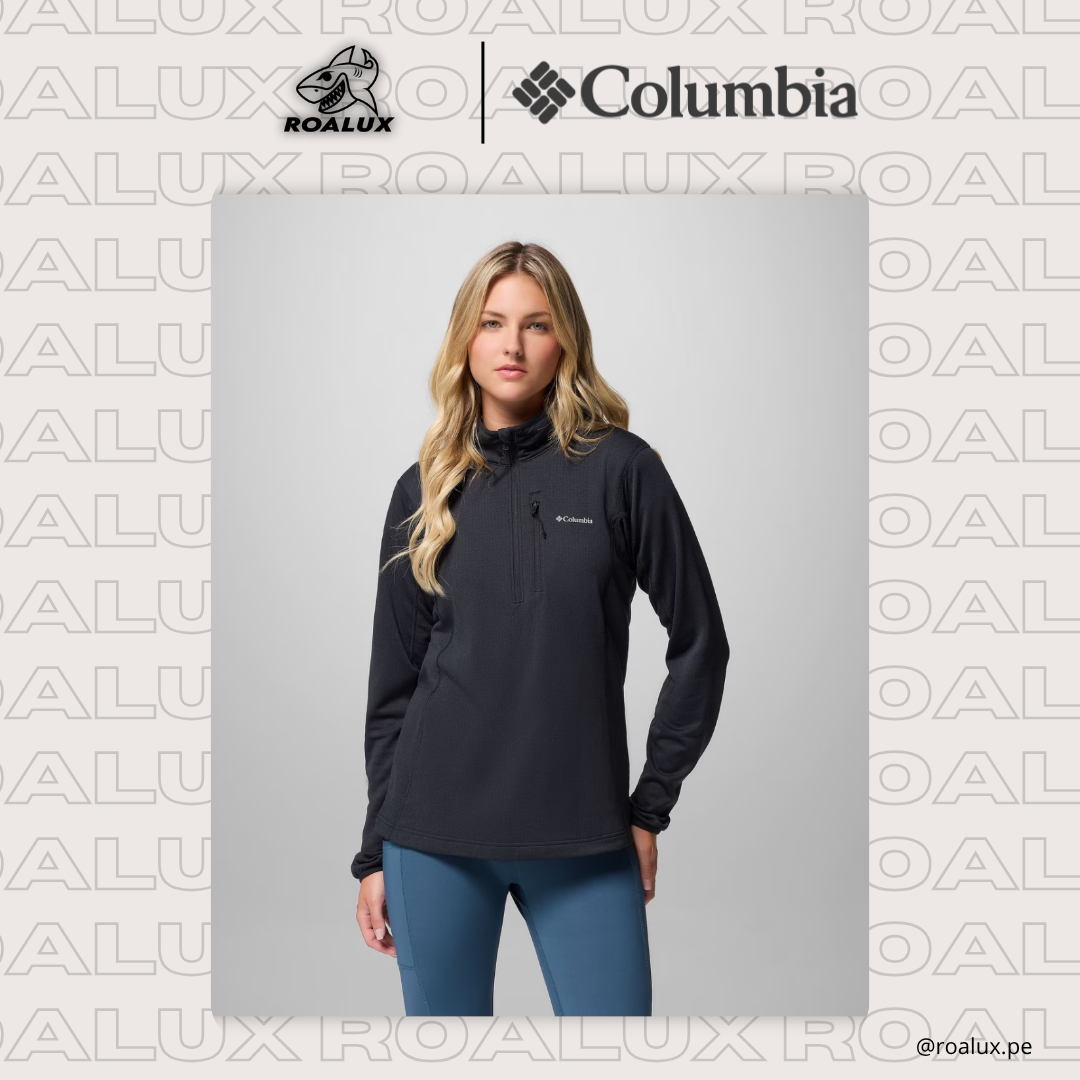 Chaqueta Essential Hike™ Grid Fleece Half Zip para Mujer