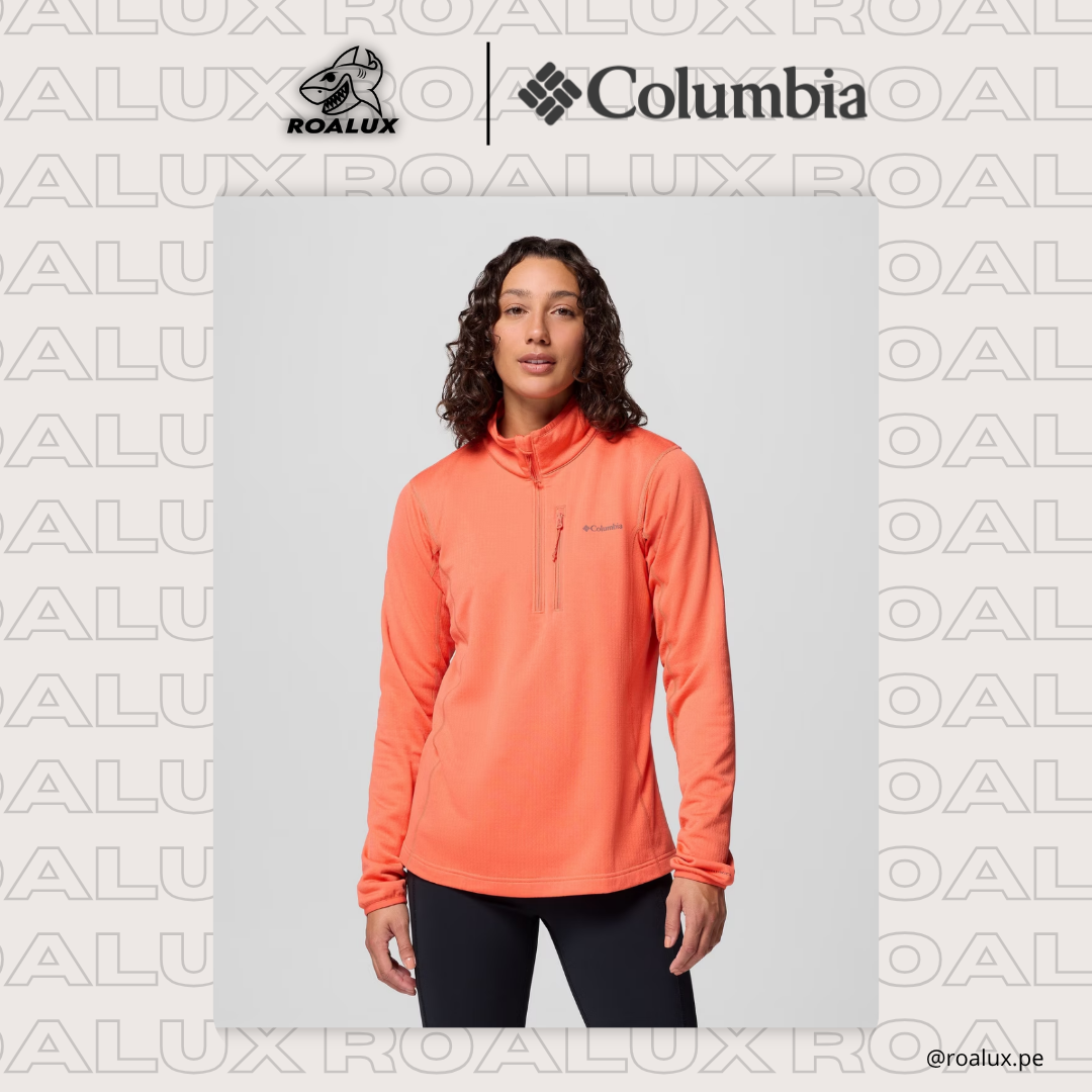 Chaqueta Essential Hike™ Grid Fleece Half Zip para Mujer