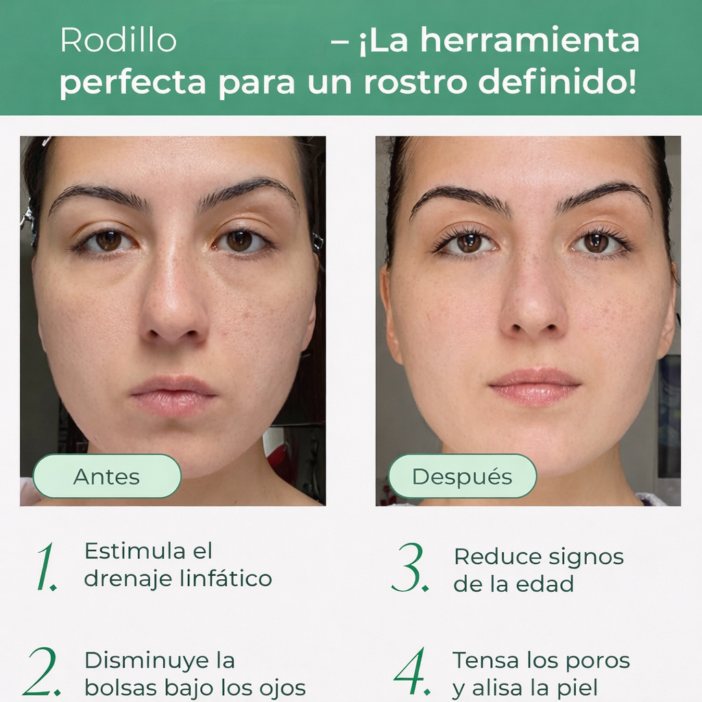 Rodillo Facial Y Gua Sha