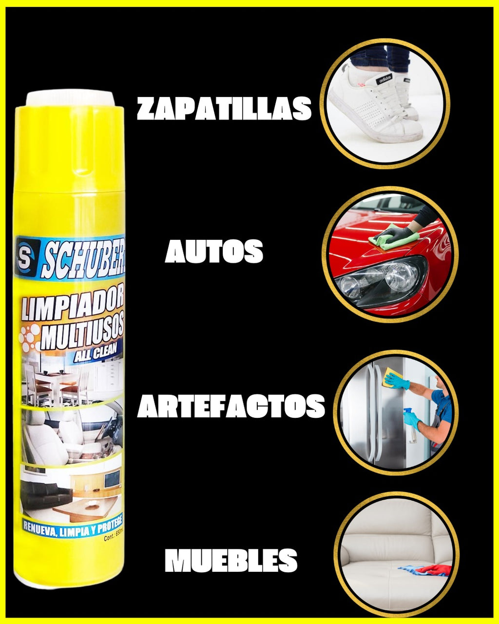 Limpiador Multiusos Schubert De 650ml
